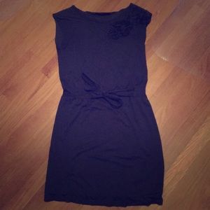 The Limited gray dress with floral detail